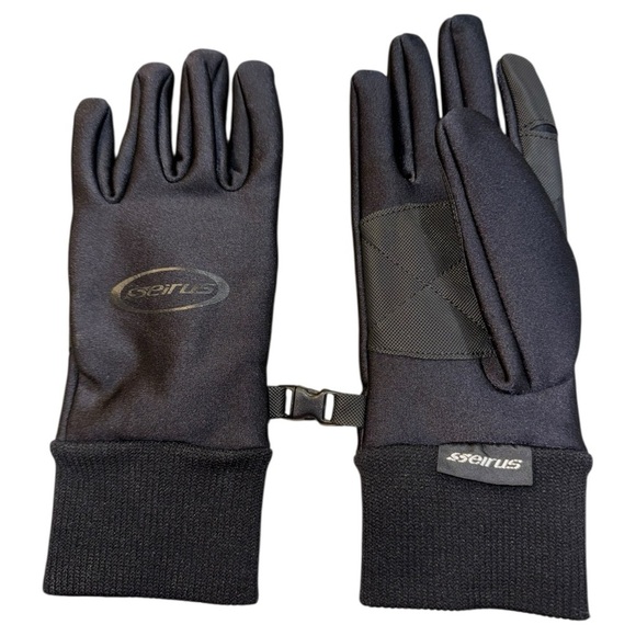Seirus Men’s Small All Weather Gloves Black Waterproof Windproof Winter Gear - Picture 1 of 11